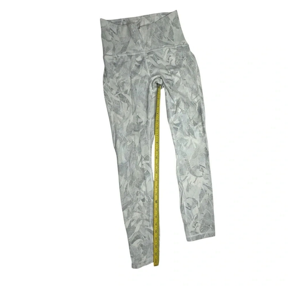 Lululemon Train Times Jasmine White Multi Leggings 4